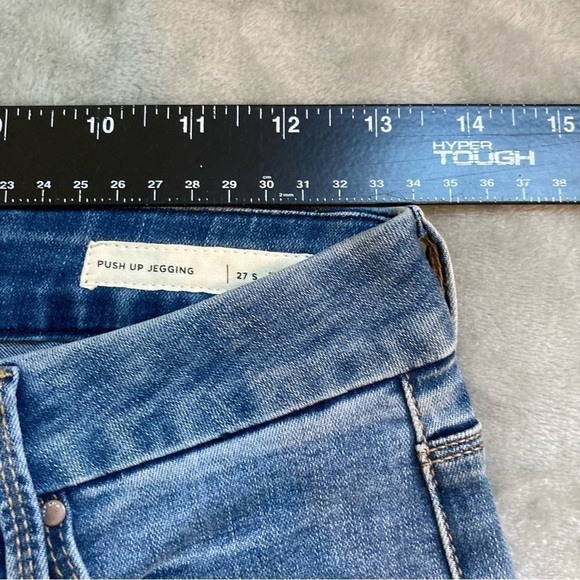 PacSun Power Super Stretch Push Up Jegging Medium Blue Size 27S - Picture 6 of 8